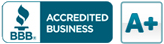 A+ Accredited Business by Better Business Bureau
